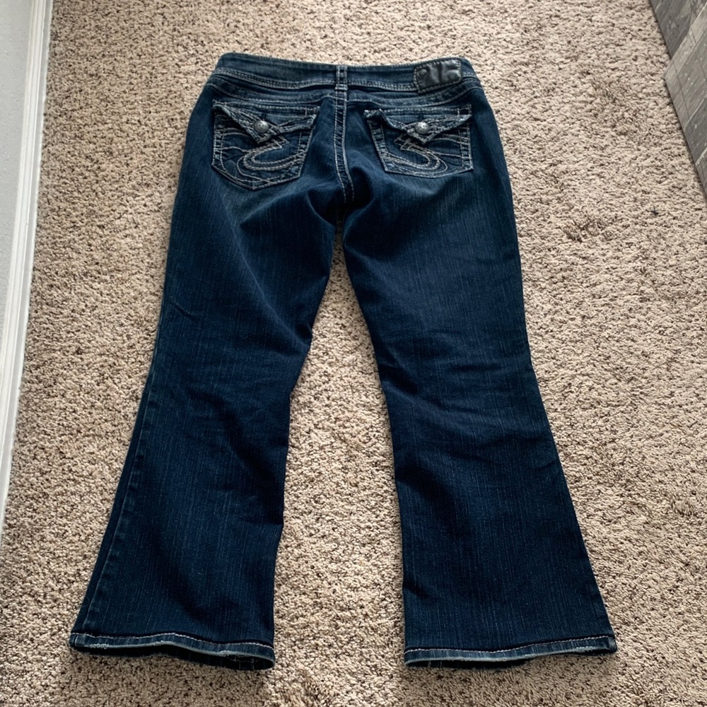 Silver Jeans Dark Blue Flare Jeans